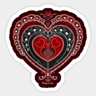 Delicate Ace of Hearts Luxury Edition Sticker